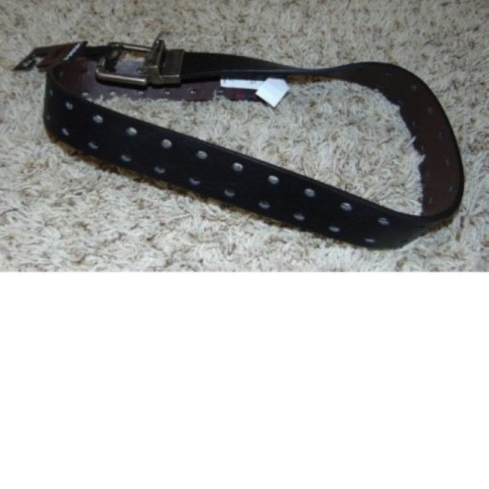 Mens Belt Tony Hawk Black Brown Reversible Synthetic Leather Sz S 30-32